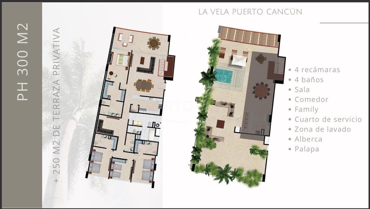 La Vela Puerto Cancun Penthouse
